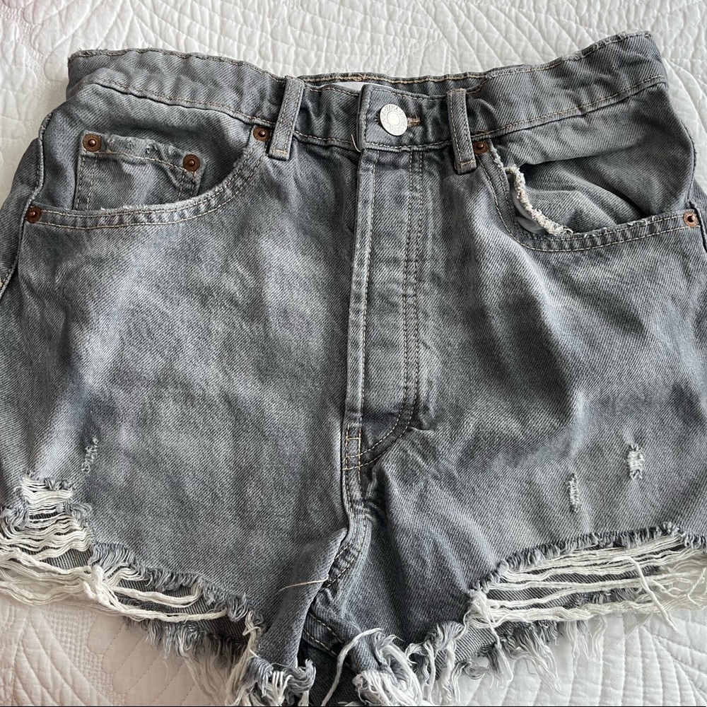 Zara black Jean shorts